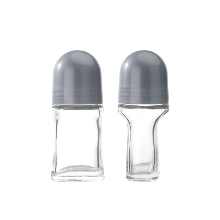 B2001 Custom Transparent Essential Oil 50ml Glass Roll on Deodorant Bottles,glass Roll on Bottle,roll-on Perfume Bottle Quality factory
