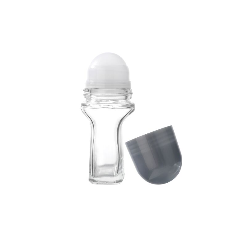 B2001 Custom Transparent Essential Oil 50ml Glass Roll on Deodorant Bottles,glass Roll on Bottle,roll-on Perfume Bottle Quality details