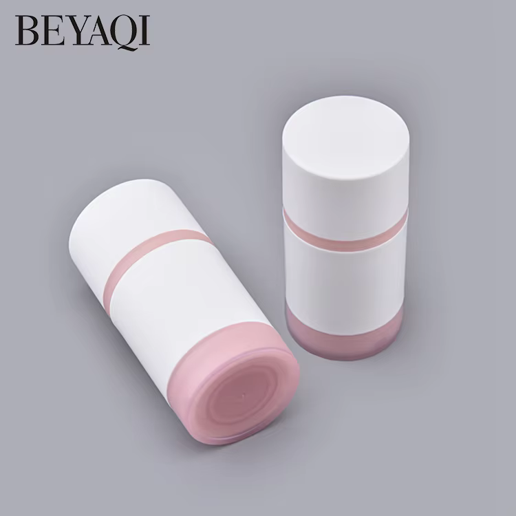 PP Top Filled Deodorant Sunscreen Cream Face Eye Cream 50g White pink Twist up Deodorant Stick Container Deodorant Packaging manufacture