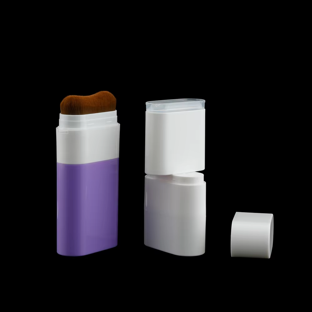 20gm Empty Twist-up Rotating Brush Stick Container Solid Fragrance Sunscreen Cream Blush Stick Long Lasting Deodorant Container manufacture
