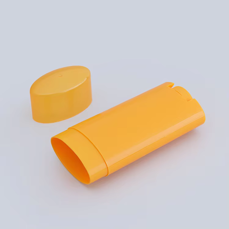 Factory Supply 28g 71g White Yellow Deodorant Stick Tube Top Filling Empty Cosmetic Deodorant Container factory