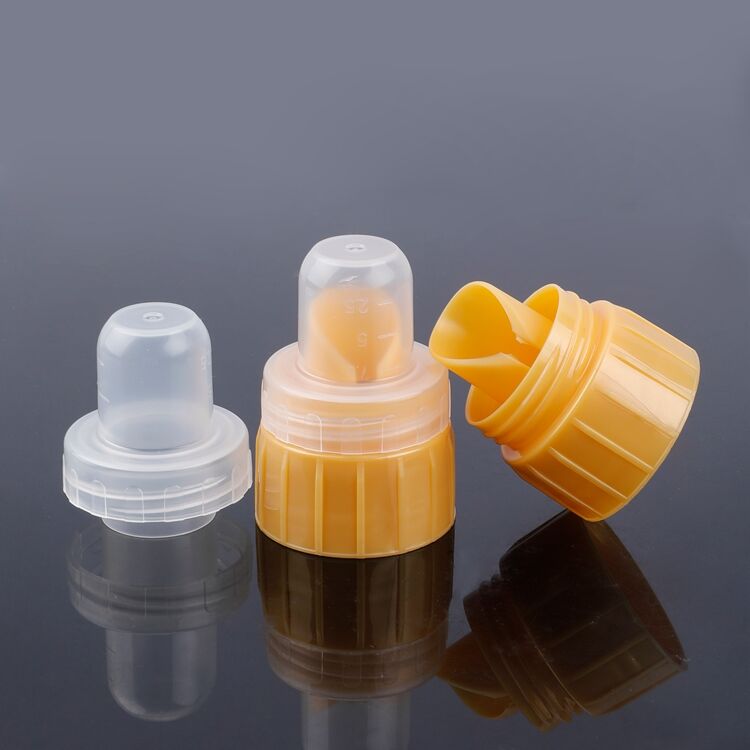C9092 Private Label PP Manufacture 38mm Double Wall Liquid Screw Plastic PCR Laundry Detergent Cap,laundry Detergent Bottle Cap