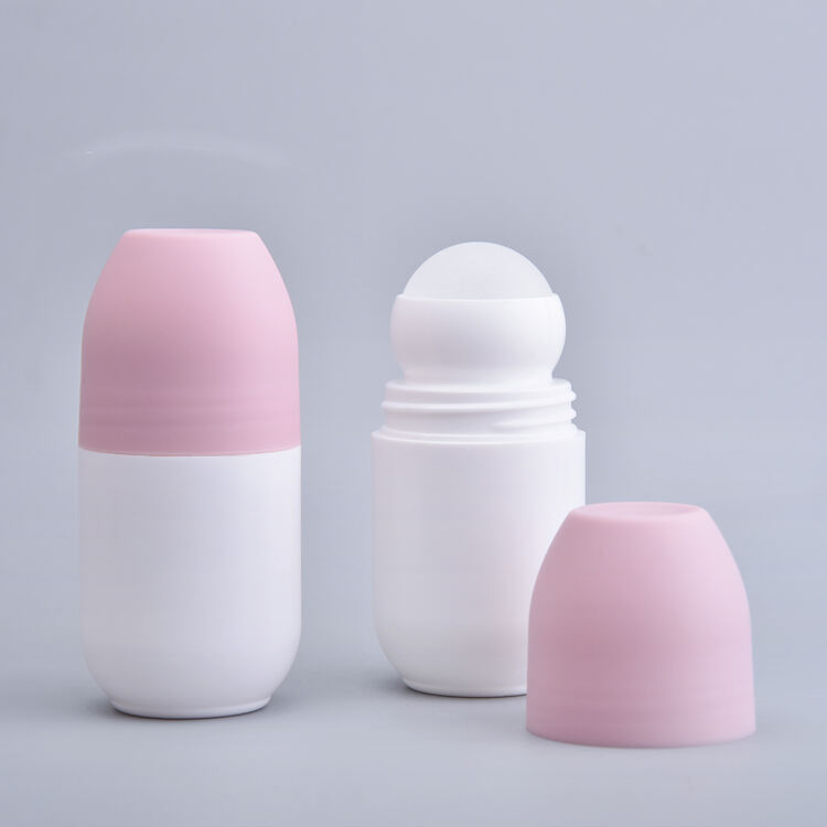 B1027A Wholesale Custom Eco Friendly 75ml Empty Plastic Deodorant Roller Ball Bottles Empty Roll on Bottle Containers details