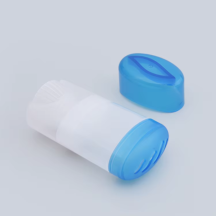 PP PE Stick Container Cosmetic Antiperspirant Oil Roller Bottle 48g Plastic Deodorant Stick Roll on Bottle manufacture