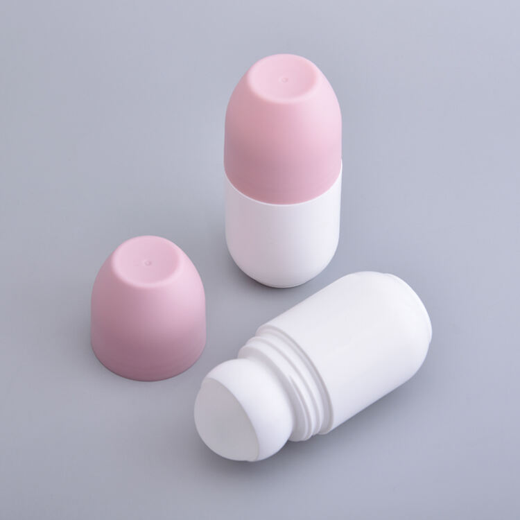 B1027A Wholesale Custom Eco Friendly 75ml Empty Plastic Deodorant Roller Ball Bottles Empty Roll on Bottle Containers details