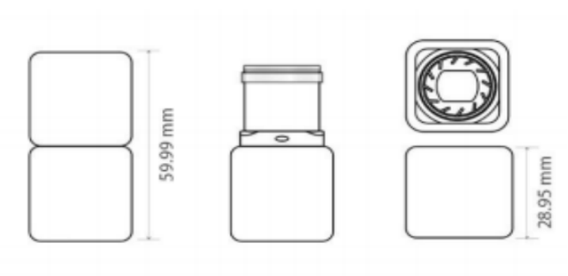 tb81 luxury small deodorant stick container with push up packaging tube and screw cap custom screen printing for skin care-1