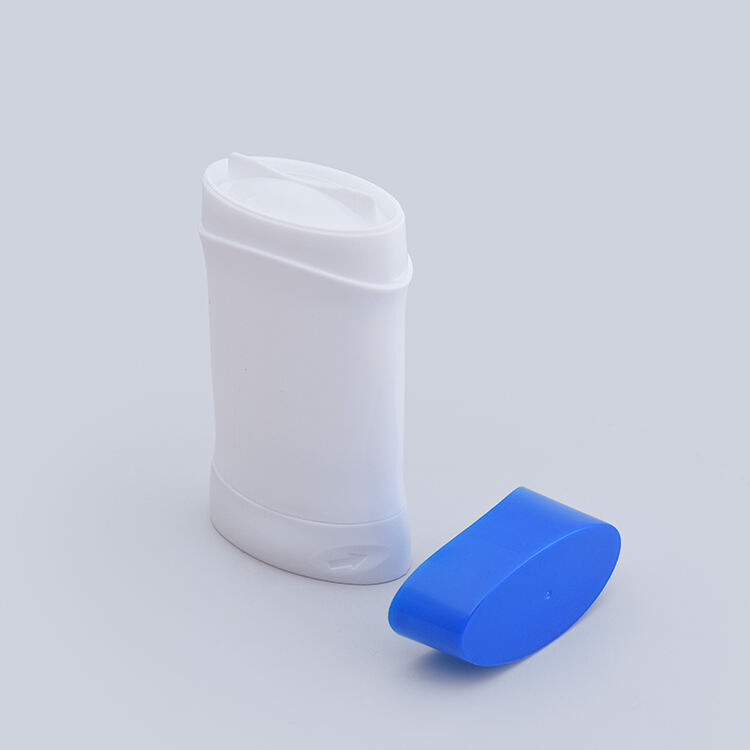 TB42 Custom Empty Flat Deodorant Stick Container Refillable Round Twist up Tubes Packaging for Deodorant Stick details