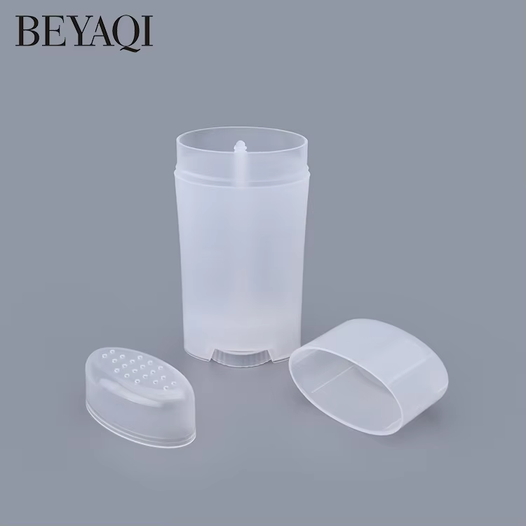 80g PE Plastic Roller Bottle Perfume Body Antiperspirant Men Women Screen Printing Surface Handling Empty Deodorant Roll Stick factory