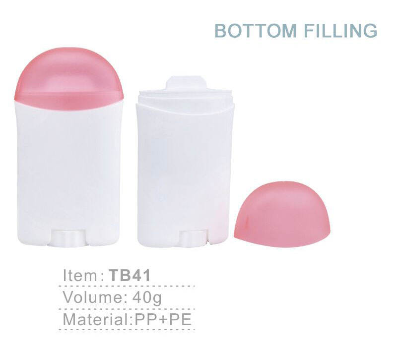 tb41 refilled empty pp pe 40g plastic deodorant stick container 40ml refillable deodorant stick packaging bottle-1