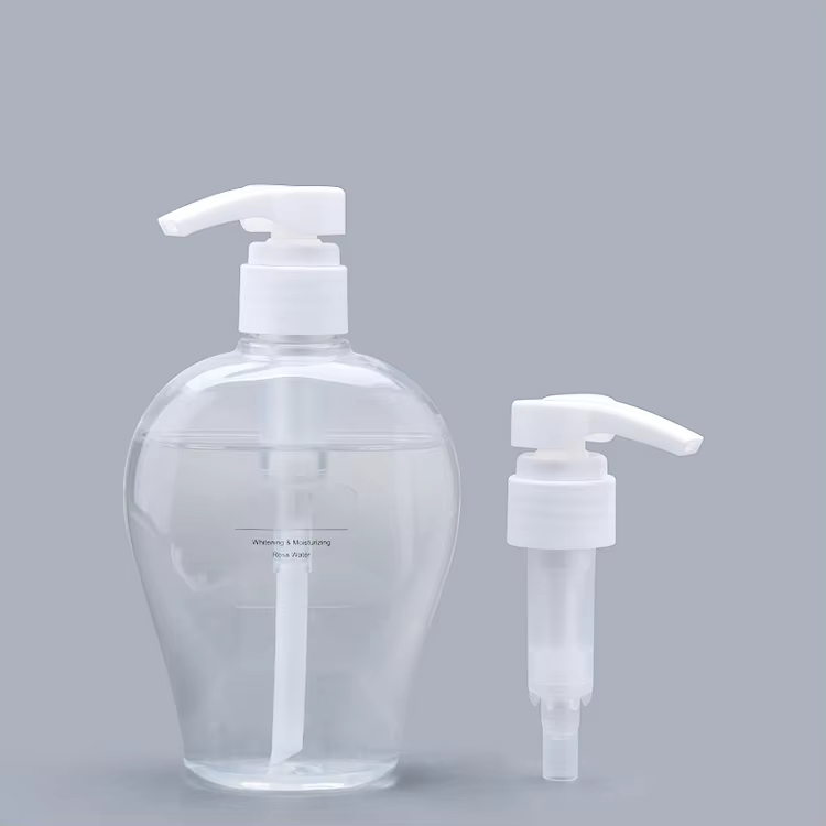 L5043 Custom Size Style Color 4.5cc 28mm Outer Spring White New Lotion Pump With Design,cosmetic Lotion Pump,shampoo Lotion Pump details