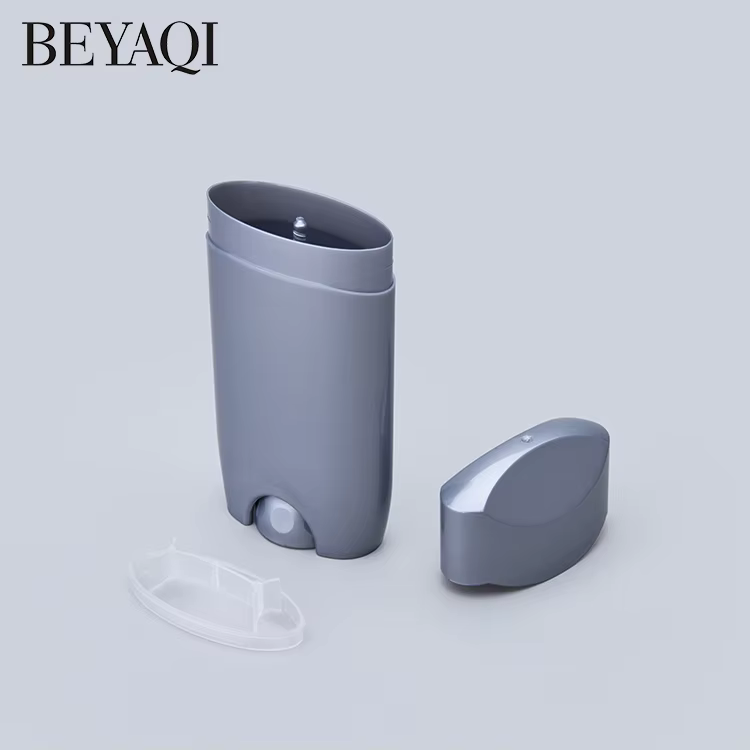 Wholesale 80g Gray Black Blue Red White Plastic Roller Ball Deodorant Roll on Container Stick Bottle for Personal Care supplier