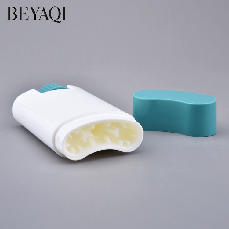 TB31 Wholesale PP Plastic Twist up 20g Flat Deodorant Packaging Stick Container,recipiente Desodorante Cosmetic Deodorant Bottle details