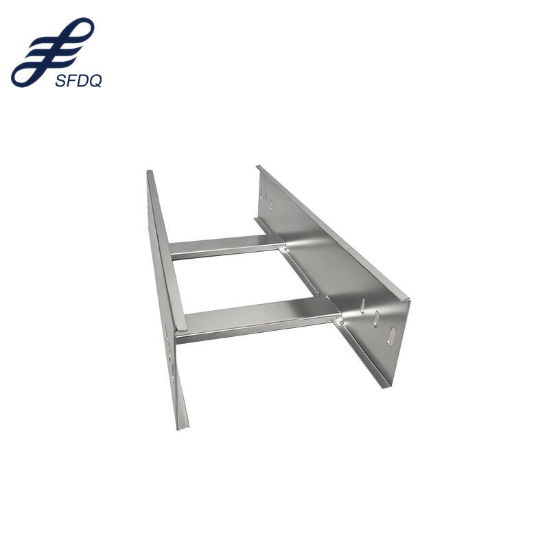 SFDQ CE Certificate Fast Delivery Cable Management Cable Tray Hot Dip Galvanized Cable Ladder