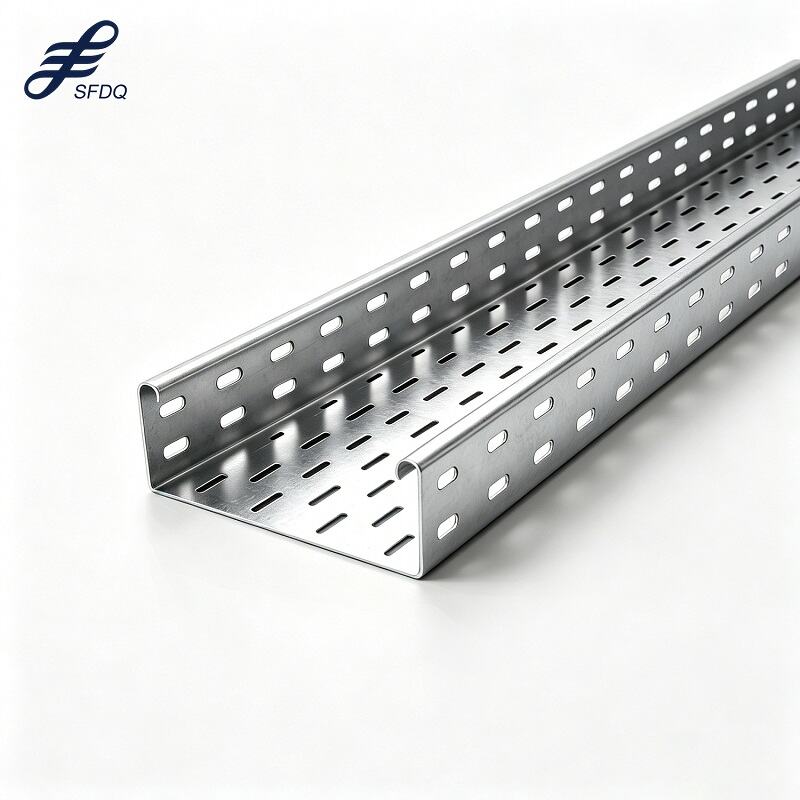 Best Price Outdoor Heat Dissipation Commercial Building Industrial Construction Perforated Galvanized Steel Cable Ladder Tray