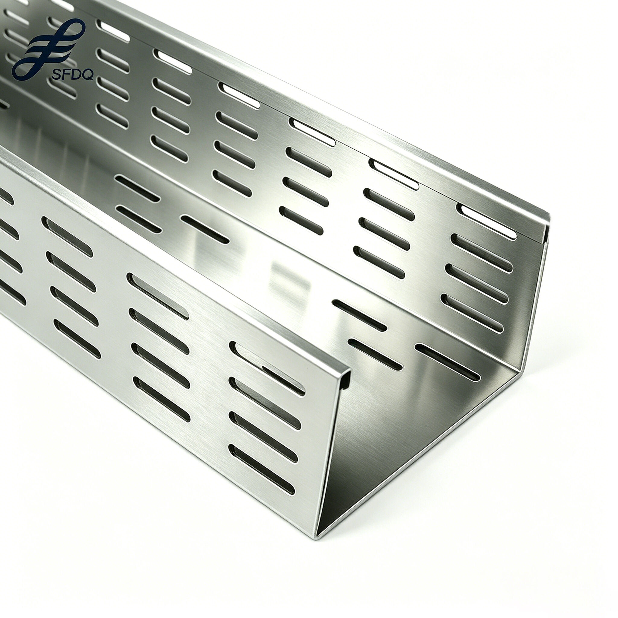 Customizable Galvanized Steel Cable Tray Perforated Ladder Tray Trough Supporting System Industrial Construction Cable Laying