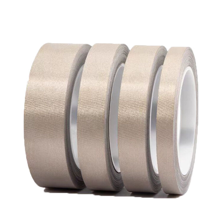 Ultra Flexible Double-Sided Pressure Sensitive Conductive Polyester Fabric Tape Heat-Resistant for Device Gap Sealing