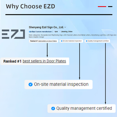 Why is it necessary to find an experienced ADA Signs manufacturer?