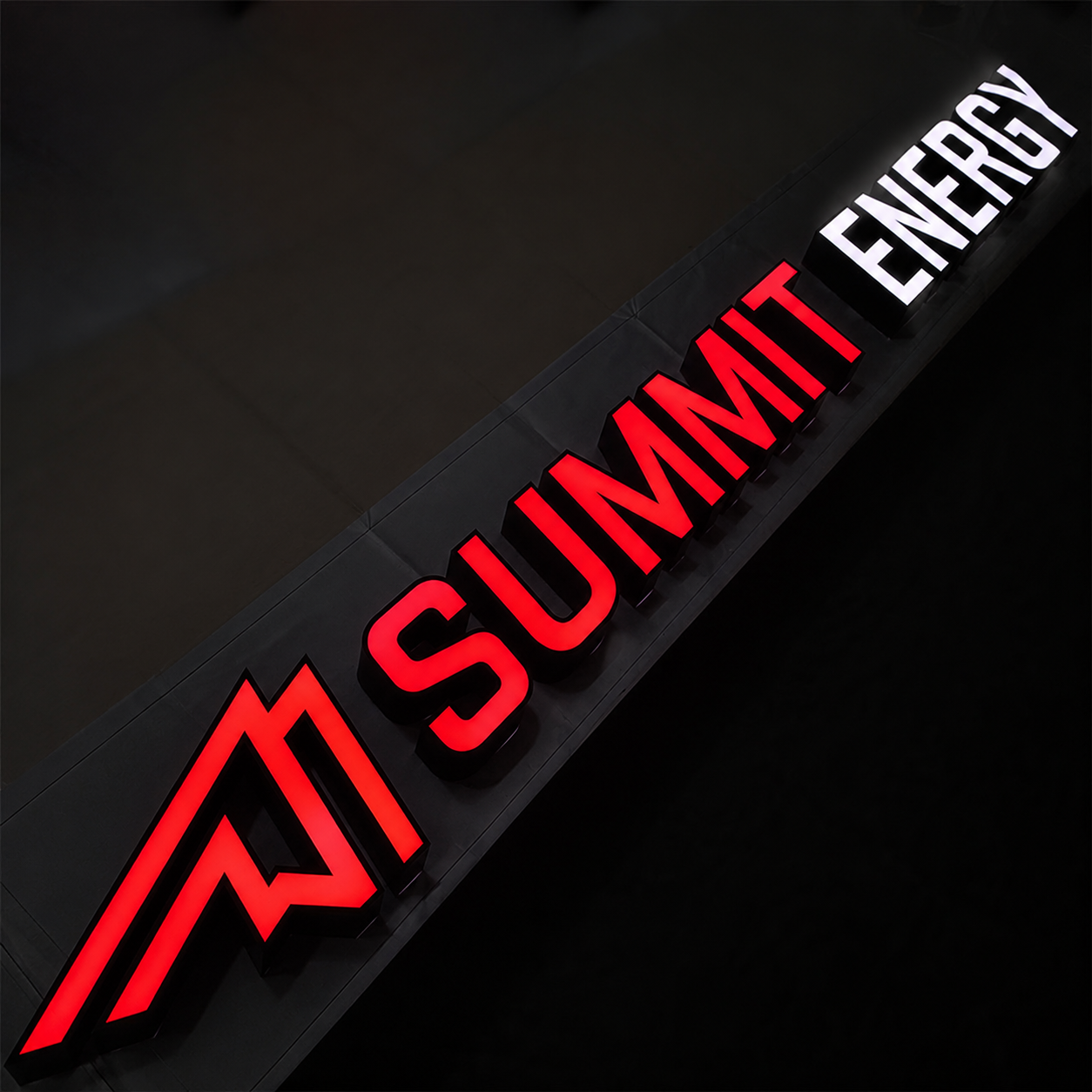 Letras de canal personalizadas con iluminación LED frontal, logotipo iluminado en acrílico para exterior, letrero comercial para fachada de tienda