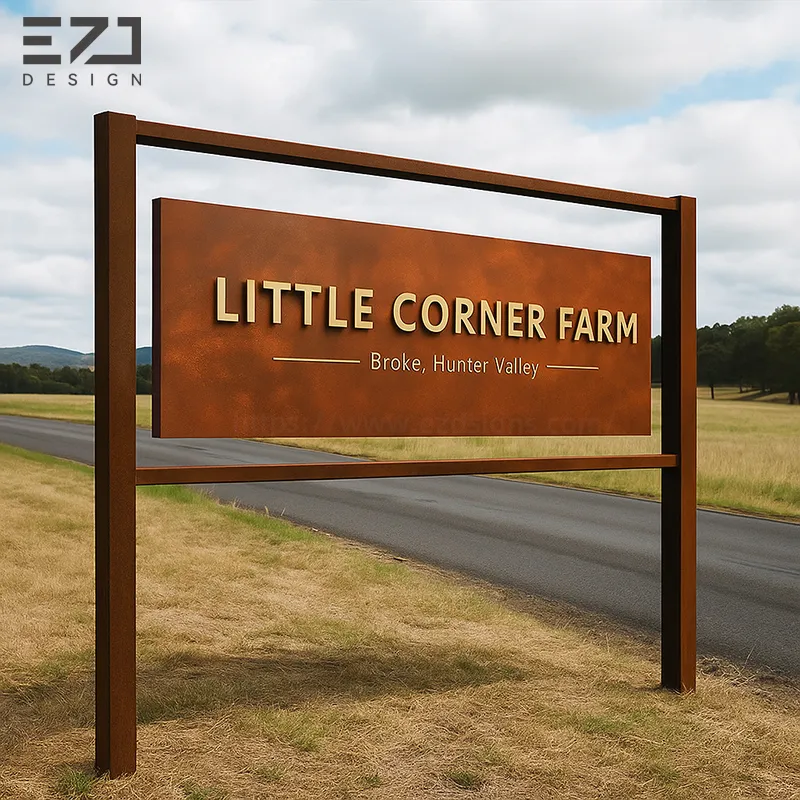 Farm Directional Wayfinding Signage