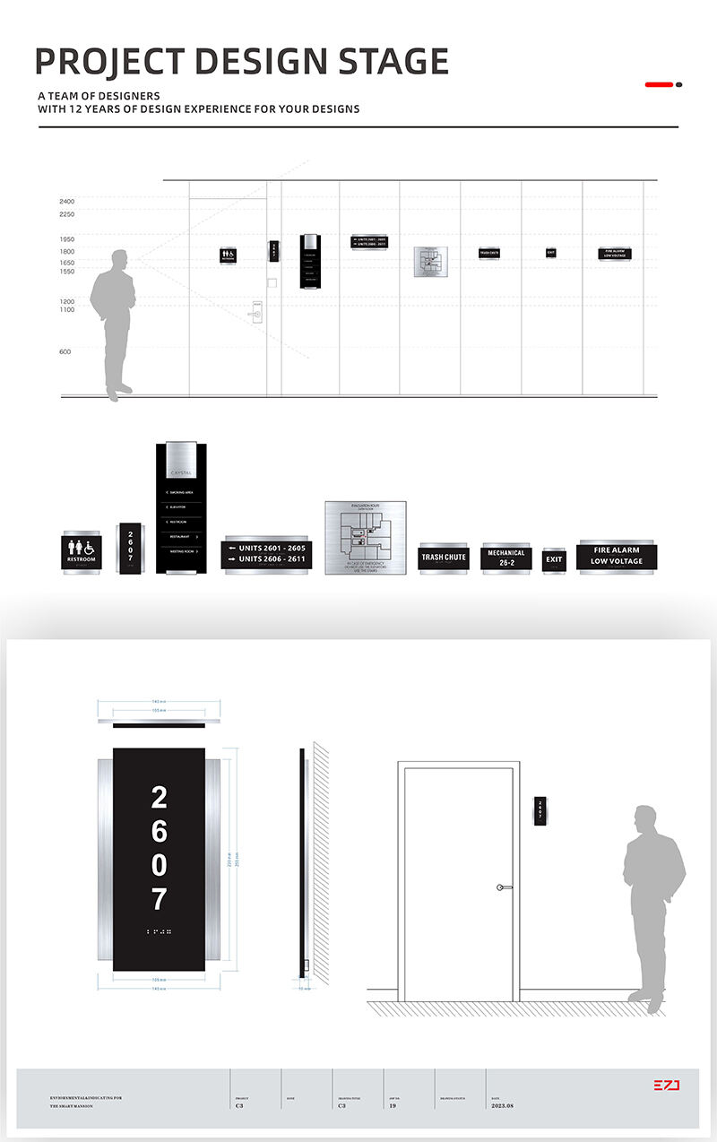 Hotel wayfinding system design