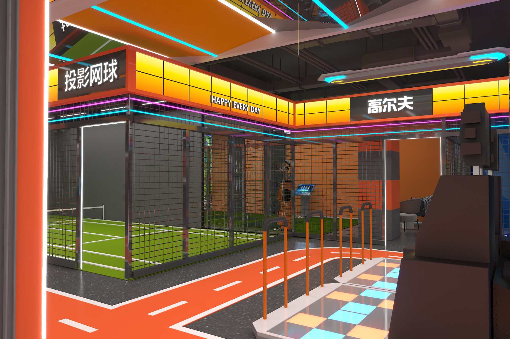 video game sports and trendy play hall724-8