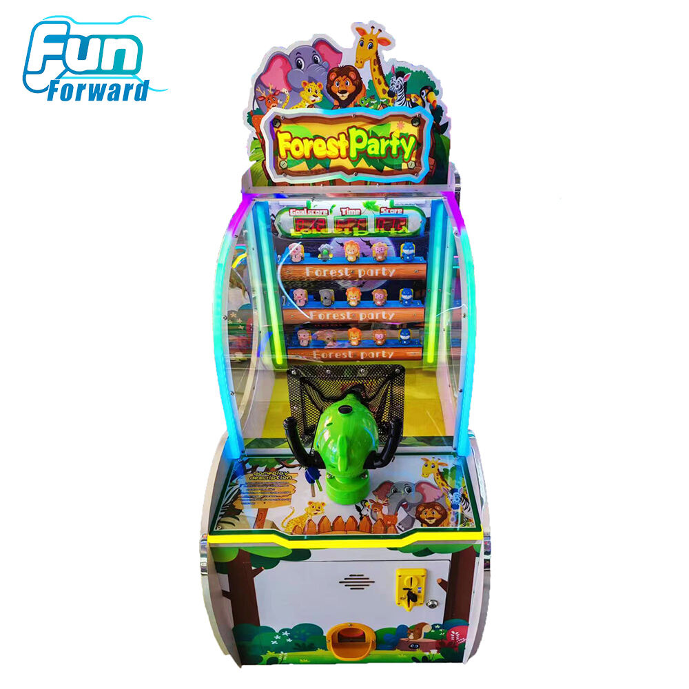 Funforward Kids Ball Launcher New Design Coin-Operated Indoor Sport Amusement Game Machine kids arcade setup