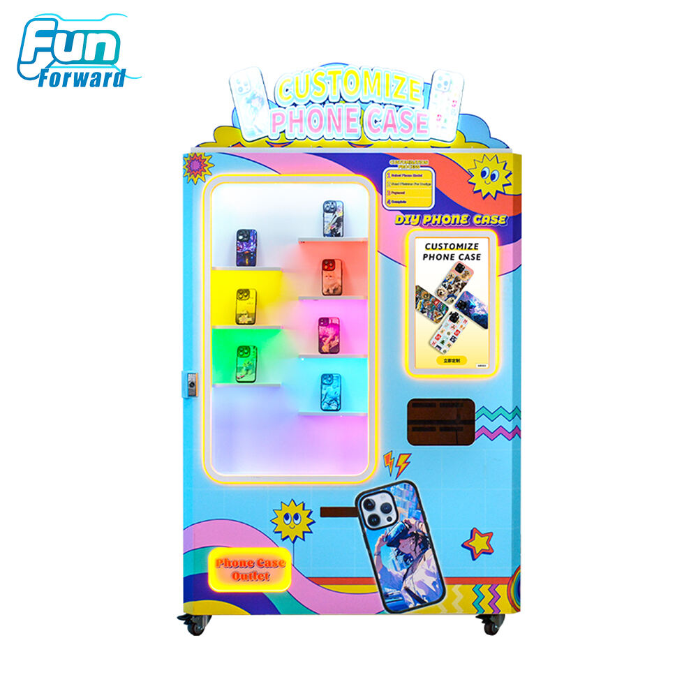 Project management for playground Cell Phone Case Printer Vending Machine commercial indoor playground setup