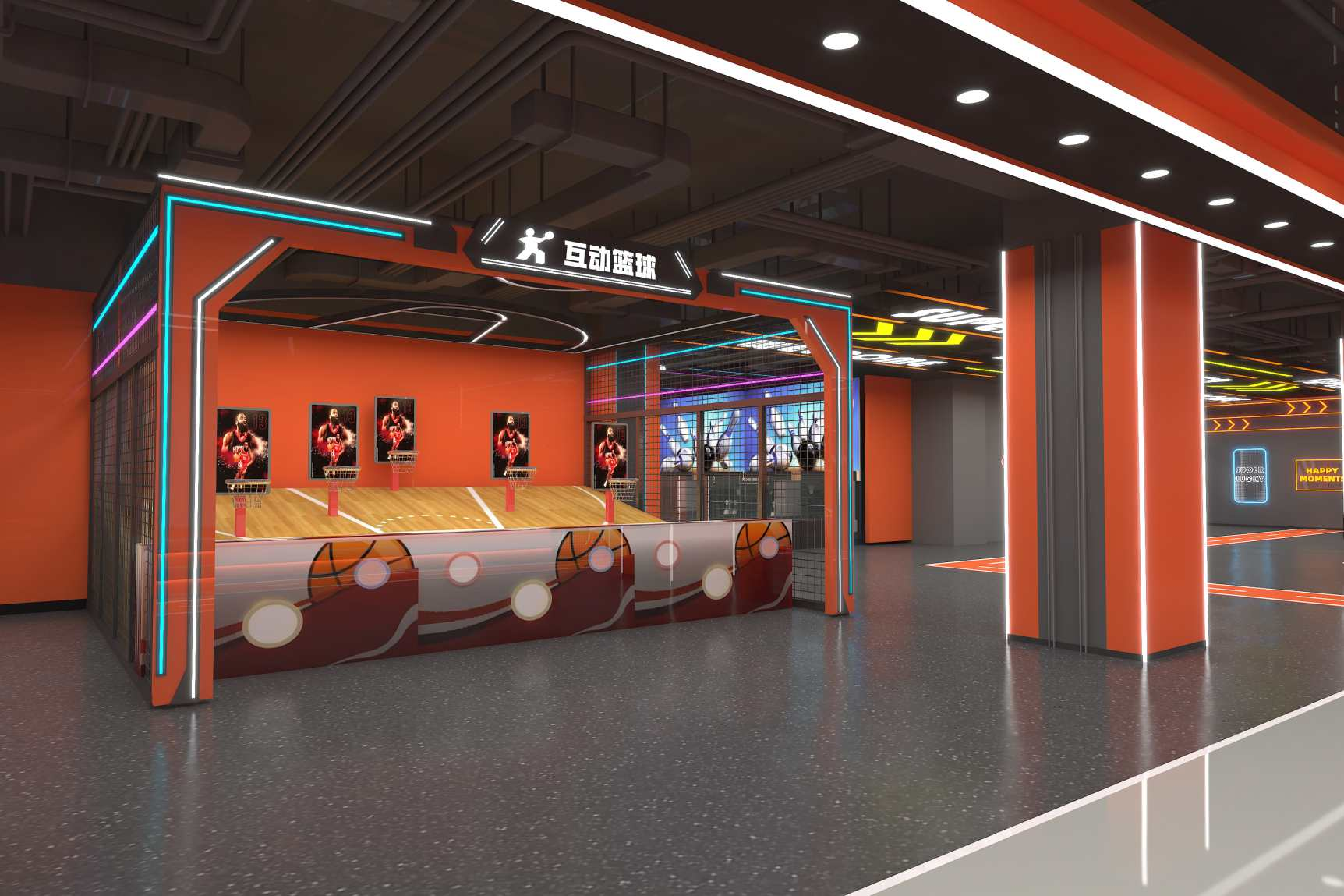 video game sports and trendy play hall724-3