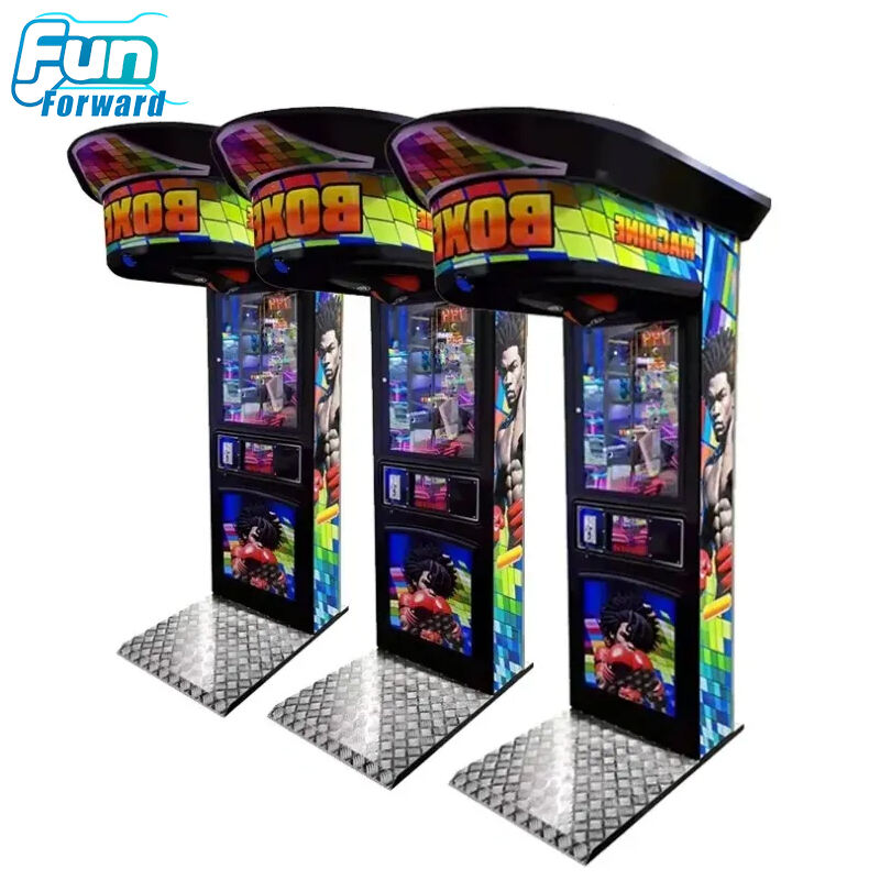 Commercial Playground Project Solution Boxing Board Machine Coin Operated for Bespoke Arcade Setup