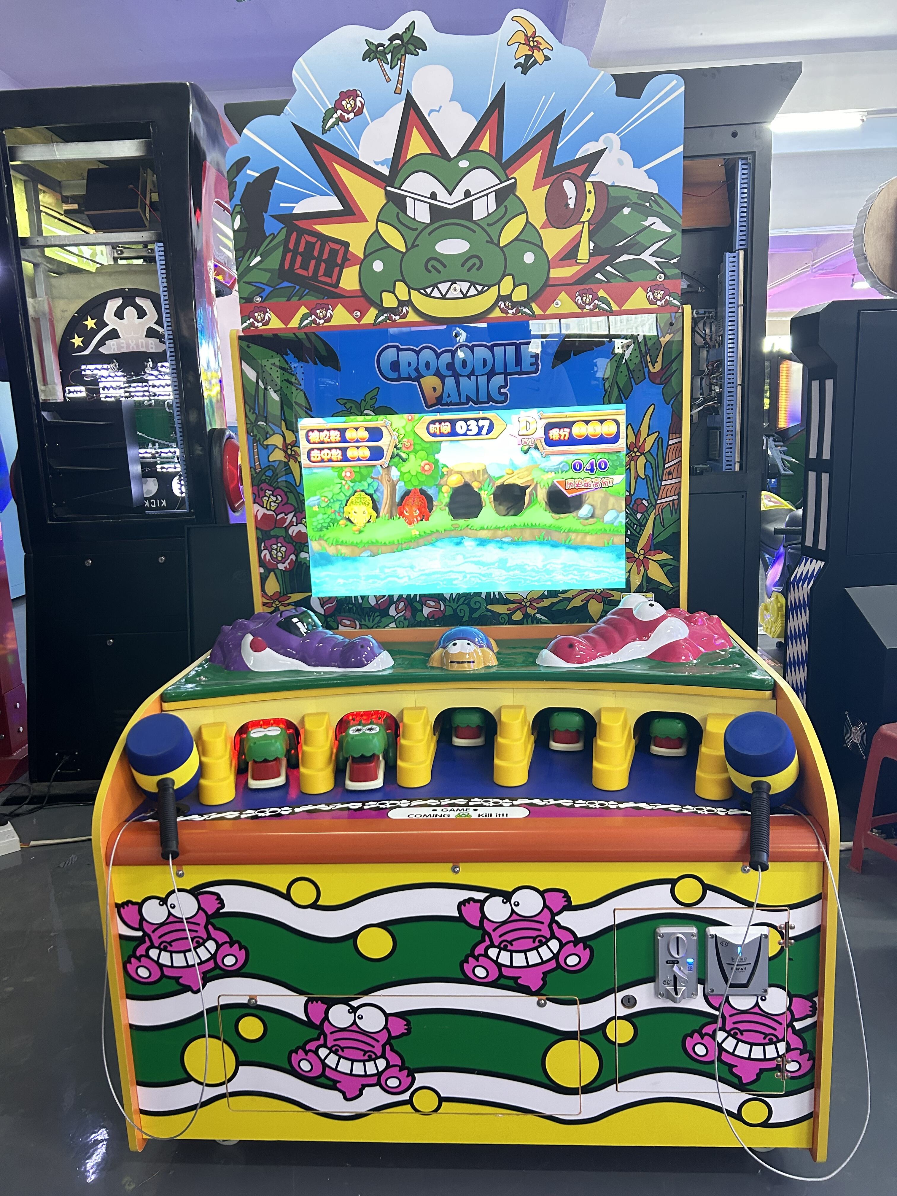 máquina de Arcade com Tela 4K Ultra HD – Console Comercial de Jogos Imersivo com Visuals Vibrantes | Solução Completa