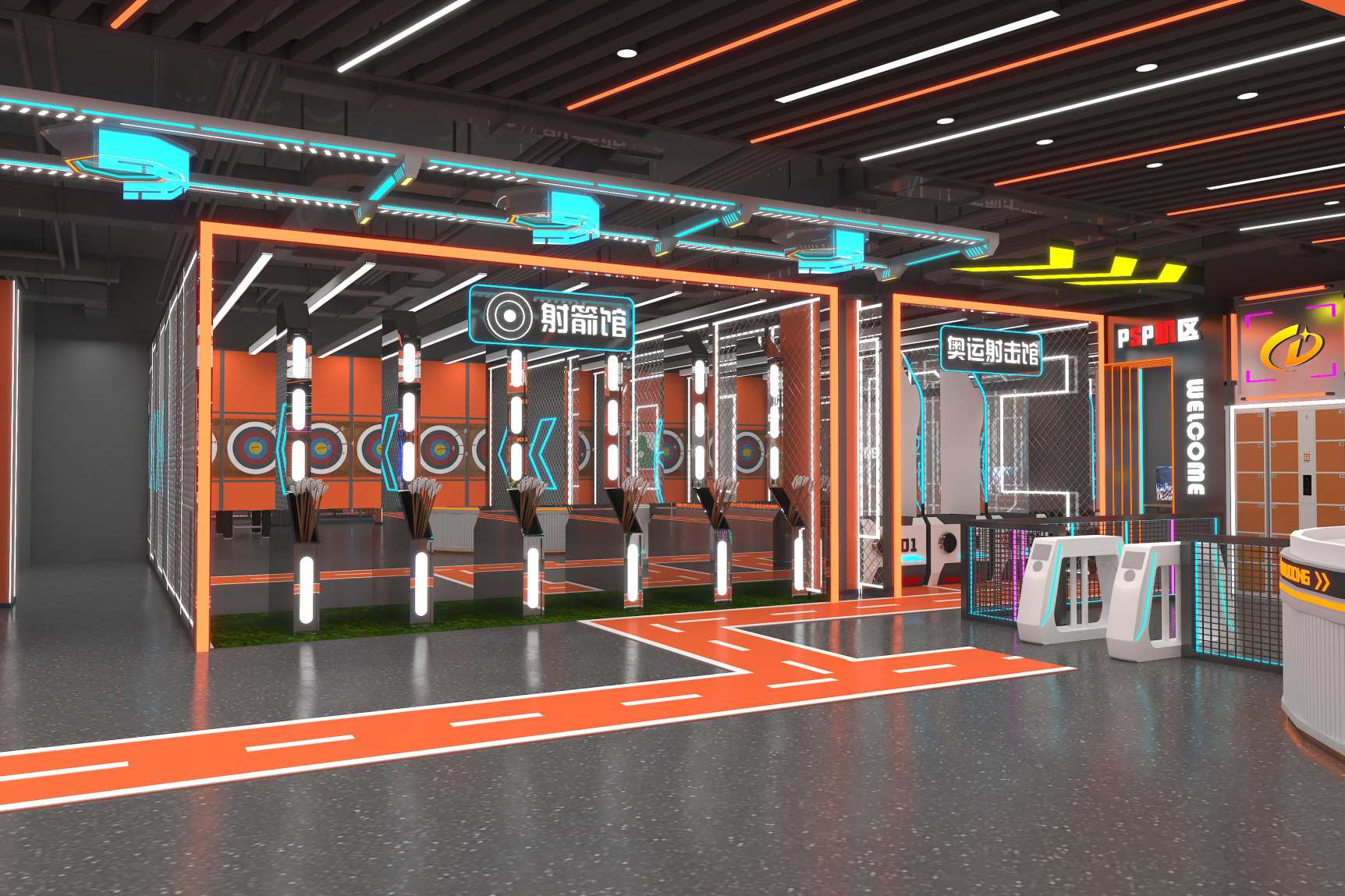 video game sports and trendy play hall724-11