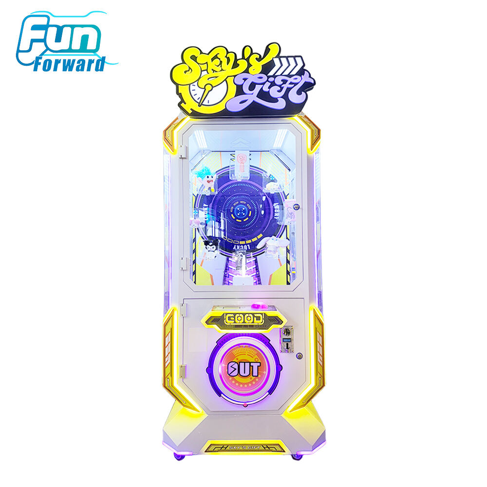Funforward Ferris Wheel Community Playground Setup Claw Machine English Coin Operated Metal Gift Game for Multi-site Arcade Solution