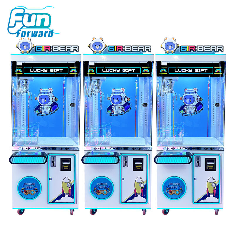 RoHS compliant bulk claw machine CE compliant prize machine for Europe professional arcade manufacturer indoor playground solution