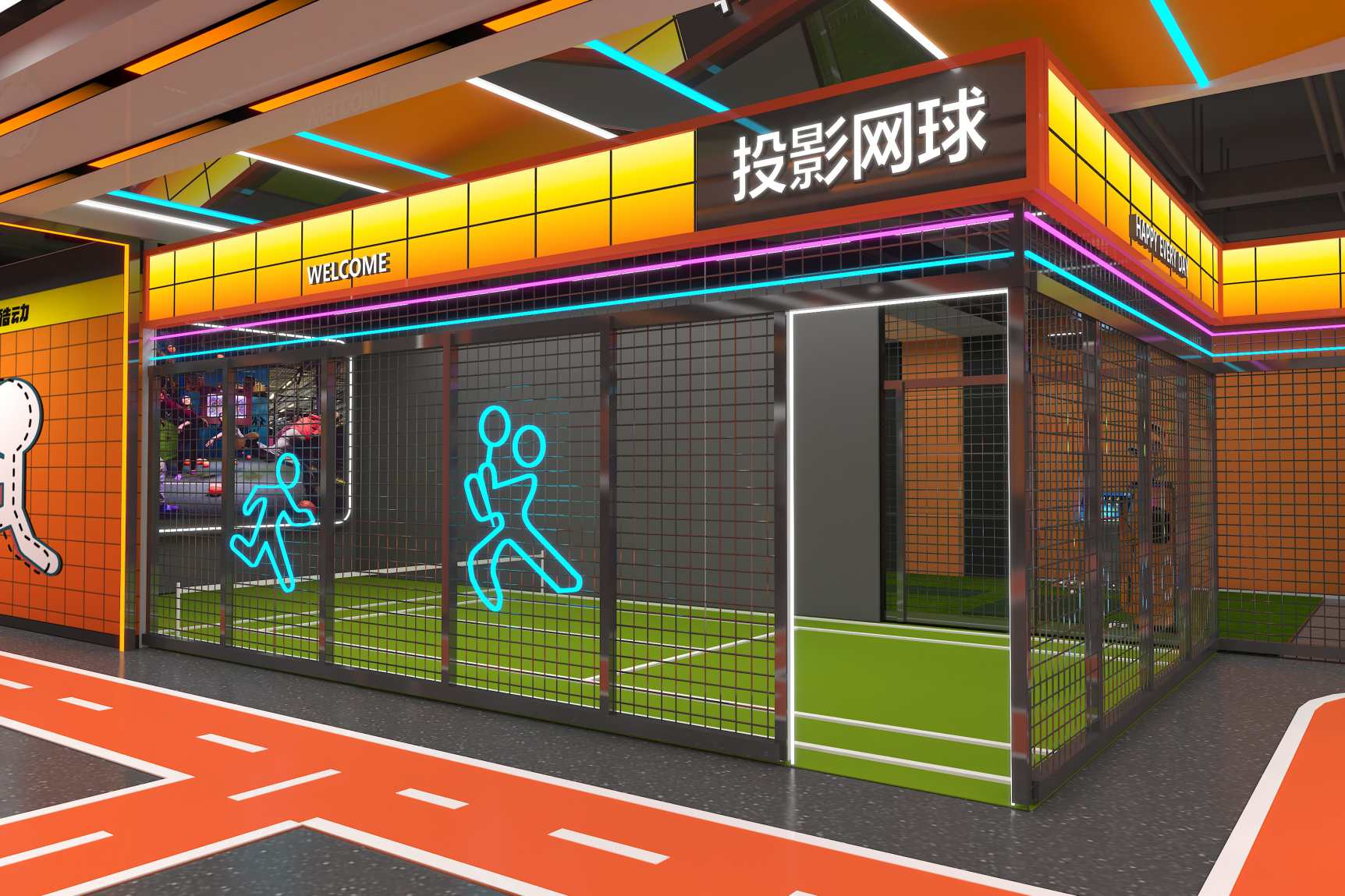 video game sports and trendy play hall724-1