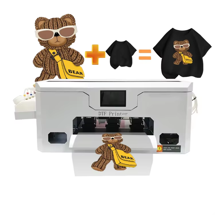 Může přímá převodní tiskárna tisknout na tmavé látky?