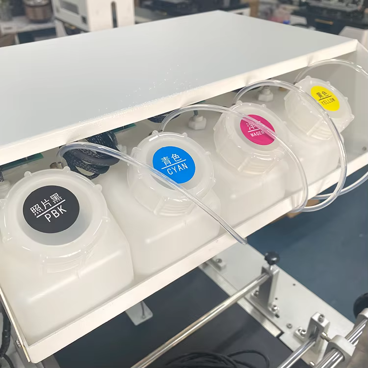 2026 Lansong New Mini Desktop 40cm Feeder Single Pass Printer DIY Christmas Gift Paper Bag Coffee Cup Greeting Card Printing supplier