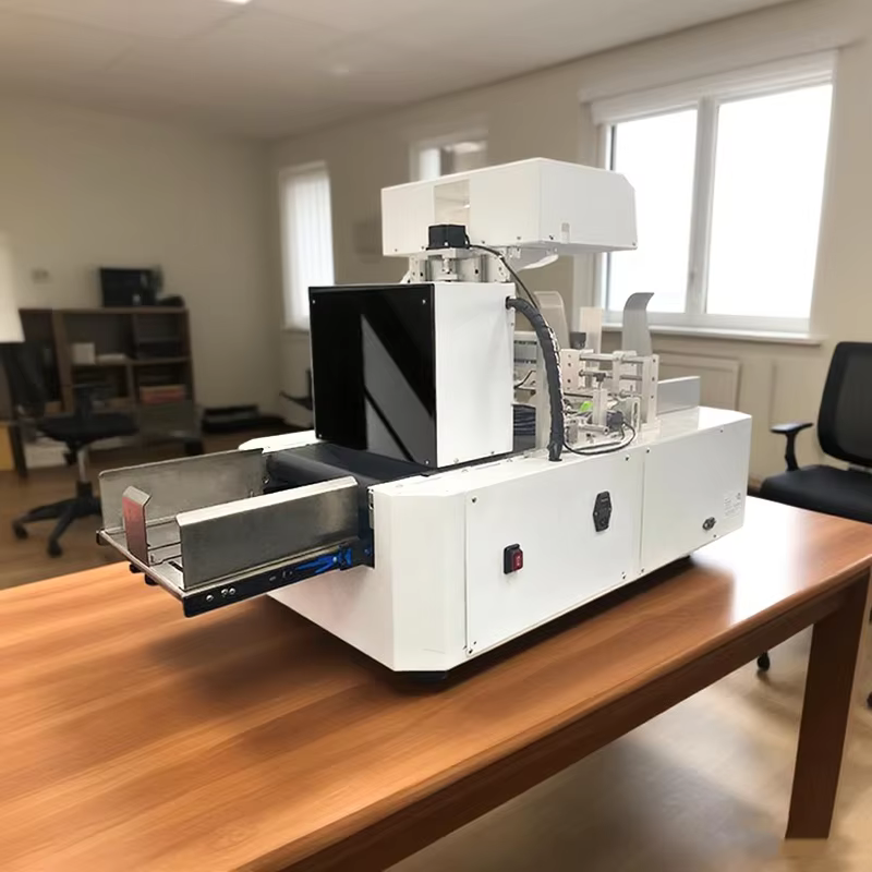 2026 Lansong New Mini Desktop 40cm Feeder Single Pass Printer DIY Christmas Gift Paper Bag Coffee Cup Greeting Card Printing manufacture