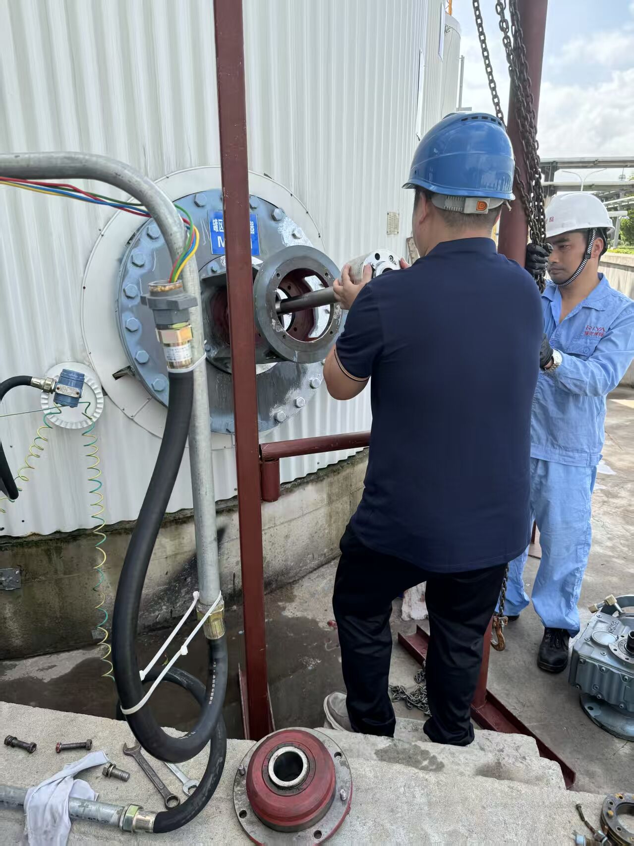 Jiangsu Golden Eagle Side Agitator Mechanical Seal—On-Site Installation & Commissioning