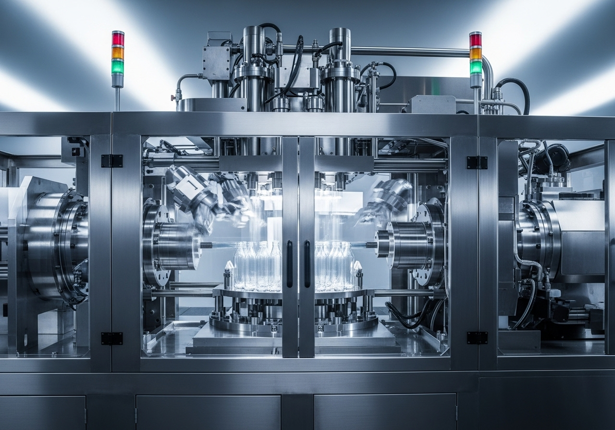 Your containers should fit your product, not the other way around. Our blow molding machines produce PET bottles and jars in customizable shapes and volumes—fast, clean, and consistent.