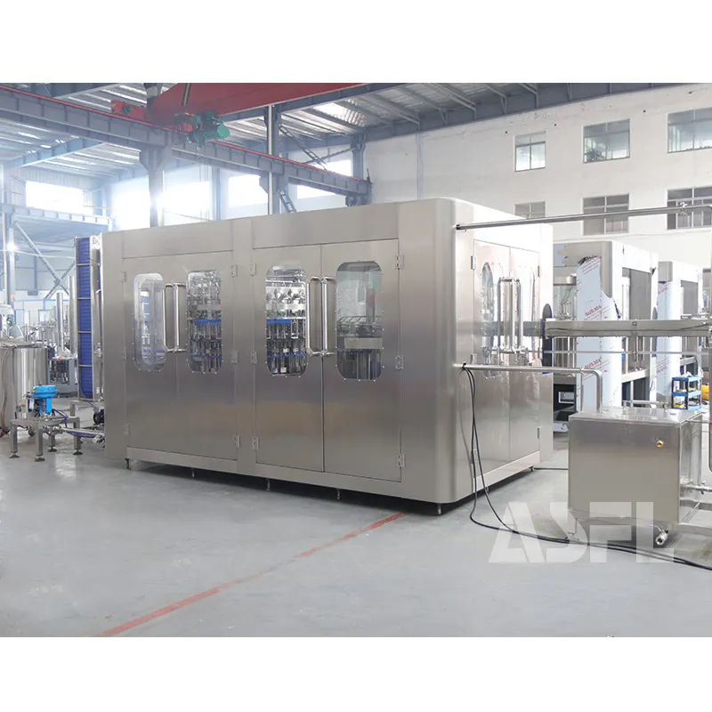 Carbonated Glass Bottle Filling Machine