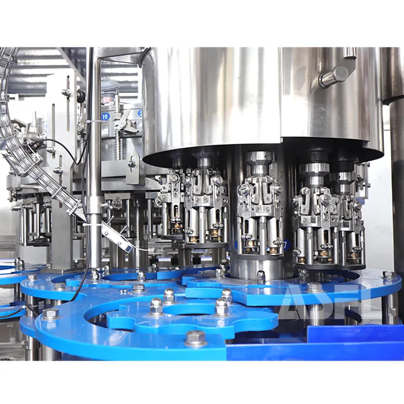 Carbonated Glass Bottle Filling Machine