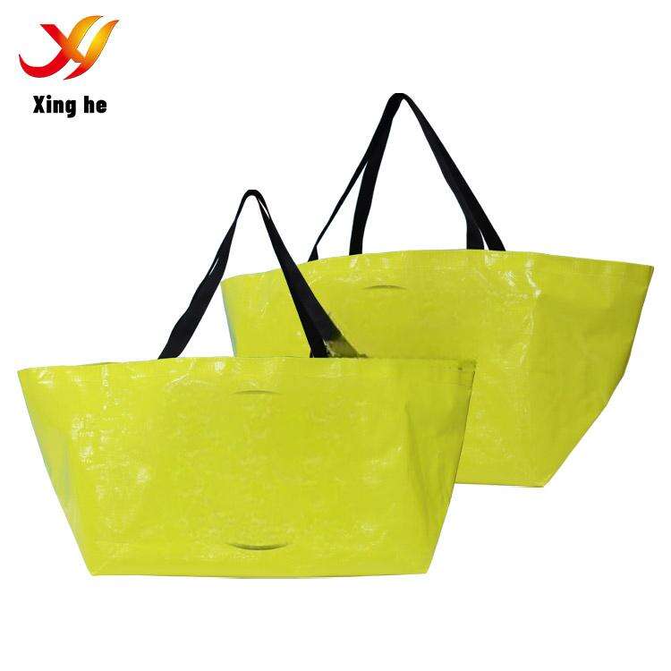Custom Logo, Fashion Style Durable Extra large PP Woven Tote Bag