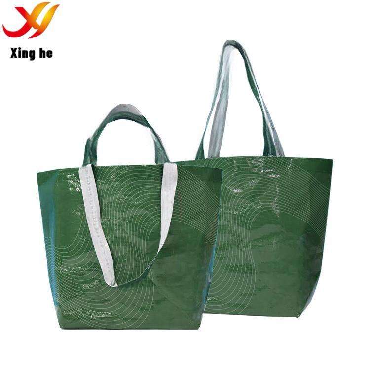 Fashionable Shopping Bag Custom Reusable PP Woven Tote Bag