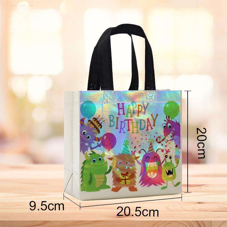 Fashion, Reusable, Eco Tote Custom Printed Non-Woven Bag For birthdays