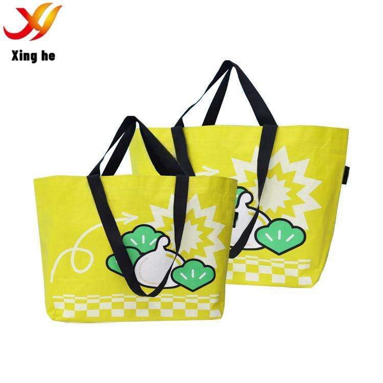 Custom Durable Design Eco-Friendly PP Woven Tote Bag