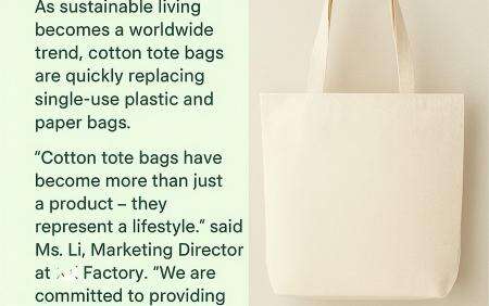 Wenzhou Xinghe Packaging Co.,Ltd Expands Cotton Tote Bag Production to Meet Global Eco-Friendly Demand 🌱