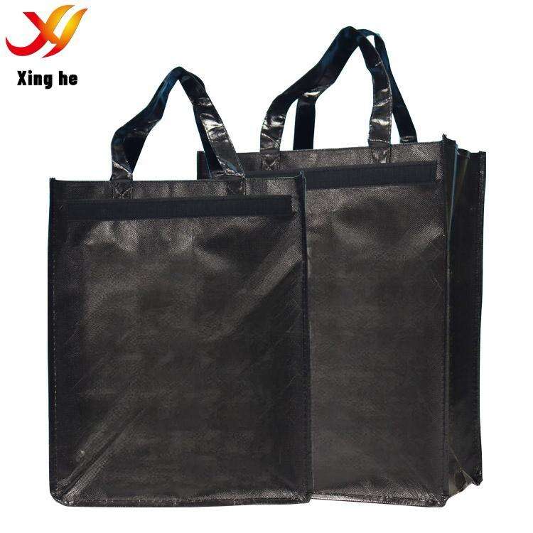 Custom Logo Printing Tote Stylish Eco-Friendly PP Woven Bag