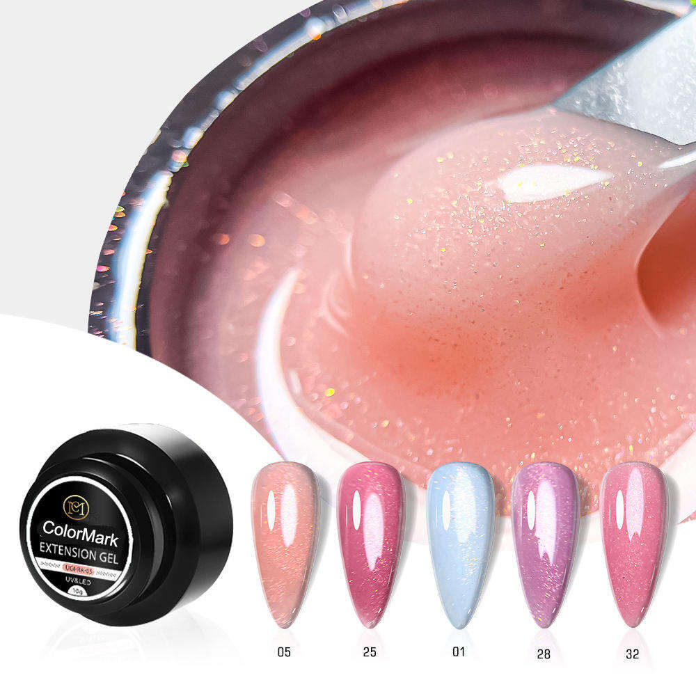 Gel de Prelungire Rezistent la Crape, cu Adeziv de Calitate Salonal