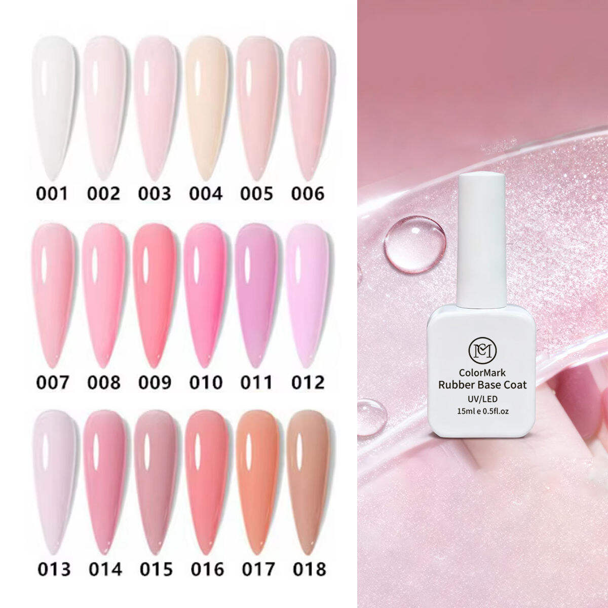 Bază de gel pentru unghii cu durată lungă de purtare, curabil UV