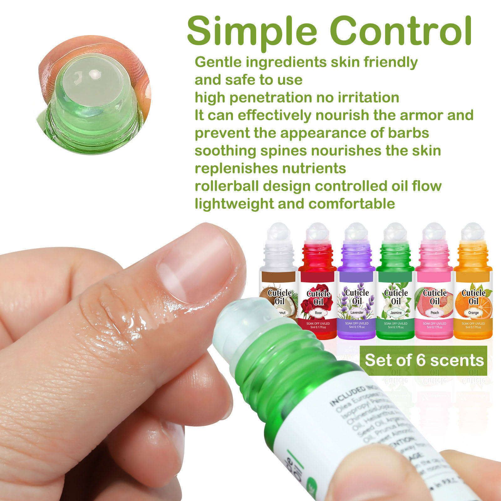 Ulei Îmblânzitor pentru Cuticule, Hidratare Blândă pentru Unghii